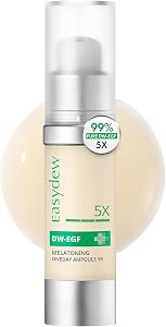 Easydew DW-EGF Melatoning Ampoule 5X - Hydrating Dark Spot Serum with Niacinamide & Gl