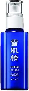 SEKKISEI Emulsion, Japanese Skincare Lightweight Hydrating Face Moisturizer with Vitamin C