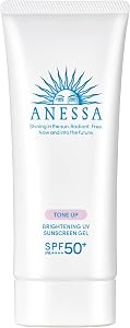 Anessa Tone Up Brightening UV Sunscreen Gel SPF50+ PA++++ 90g