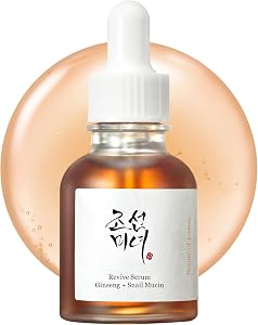Beauty of Joseon Revive Snail Mucin Ginseng Serum Hydrating Peptide Facial Moisturizer Dar