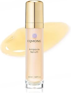 CQMONG Ampoule Facial Serum 1.69 fl oz for Glowy Skin, Hydrating, Wrinkles, Dark spot, Fle