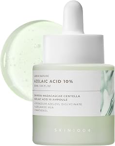 SKIN1004 Azelaic Acid 10% Ampoule, Hydrating Face Serum for Blemish-Prone & Oily Skin,