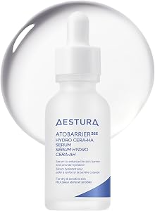 AESTURA ATOBARRIER365 Hydro CERA-HA Korean Face Serum with Ceramides, Hyaluronic Acid &amp